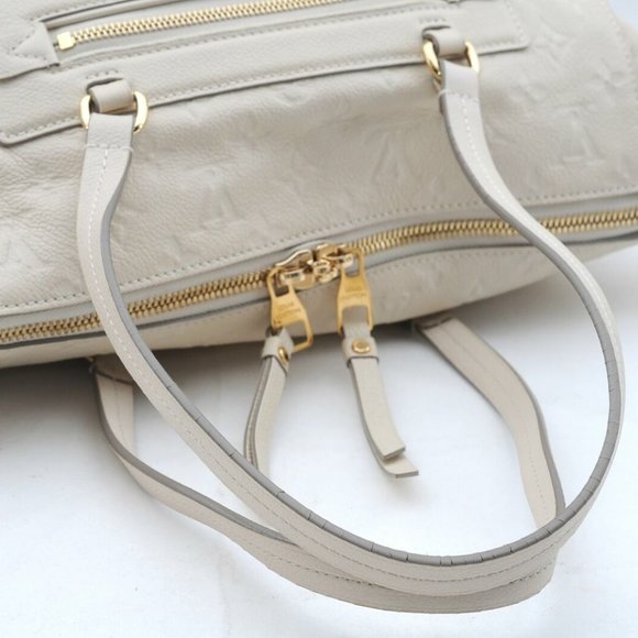 Lumineuse PM Empriente Leather White Shoulder Bag - Picture 4 of 9